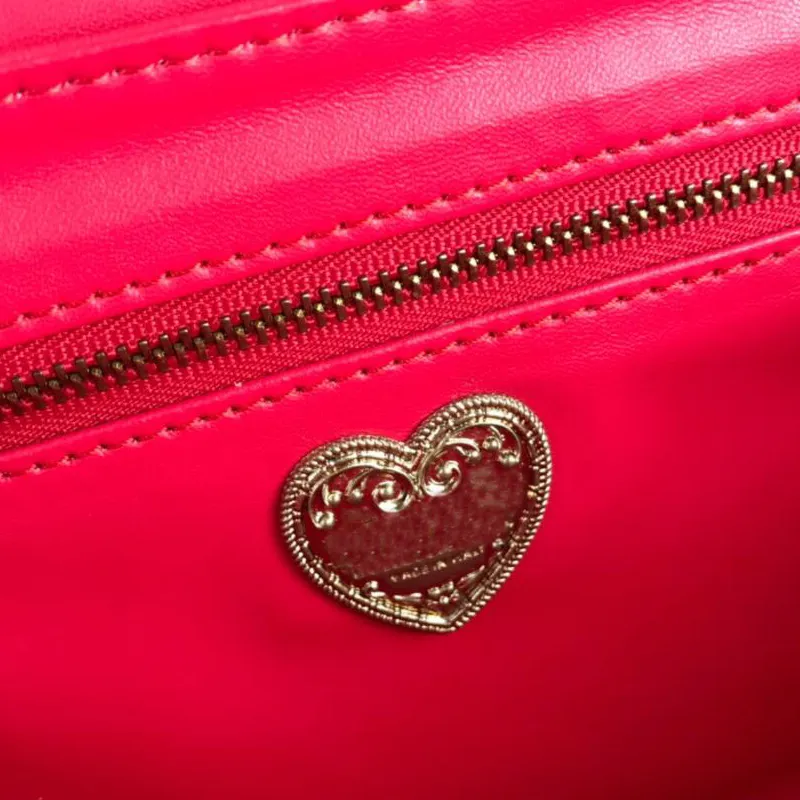 Crossbody Bag Handbag Evening Flap Messenger Bags Genuine Leather Jewelry Heart Flip Purse Chain Shoulder Strap Top Quality
