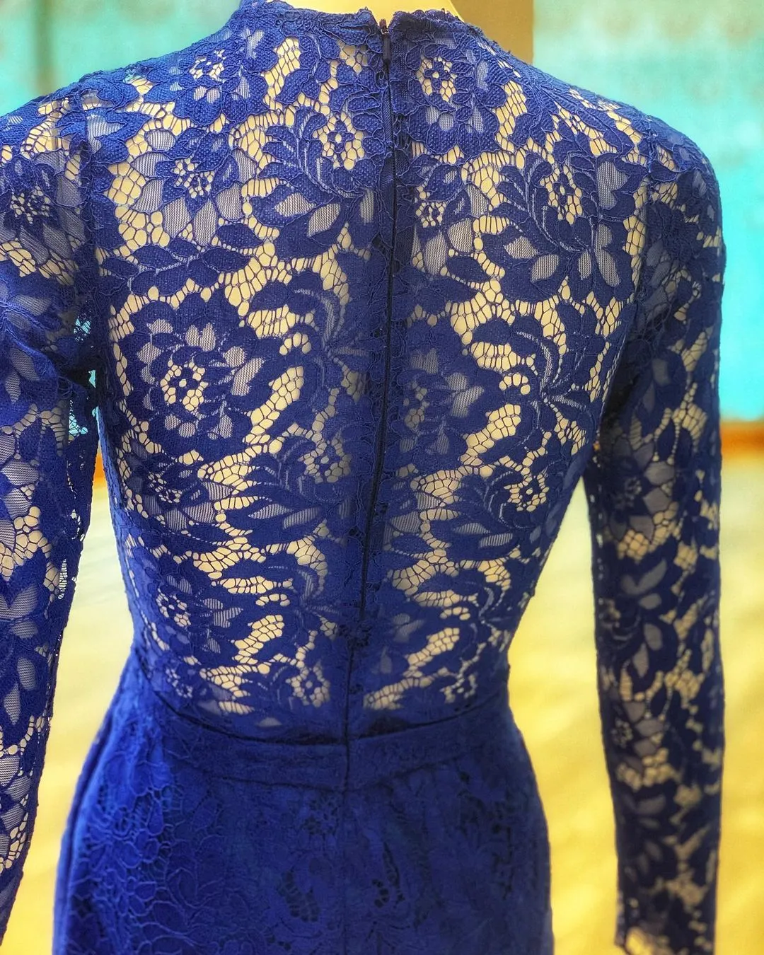 2021 Royal Blue Hoco Romper Royal Blue dress Hoco with Real-Photo Zipper Back and High Neck - Perfect for Prom, Party, Cocktail, Graduation - Fully