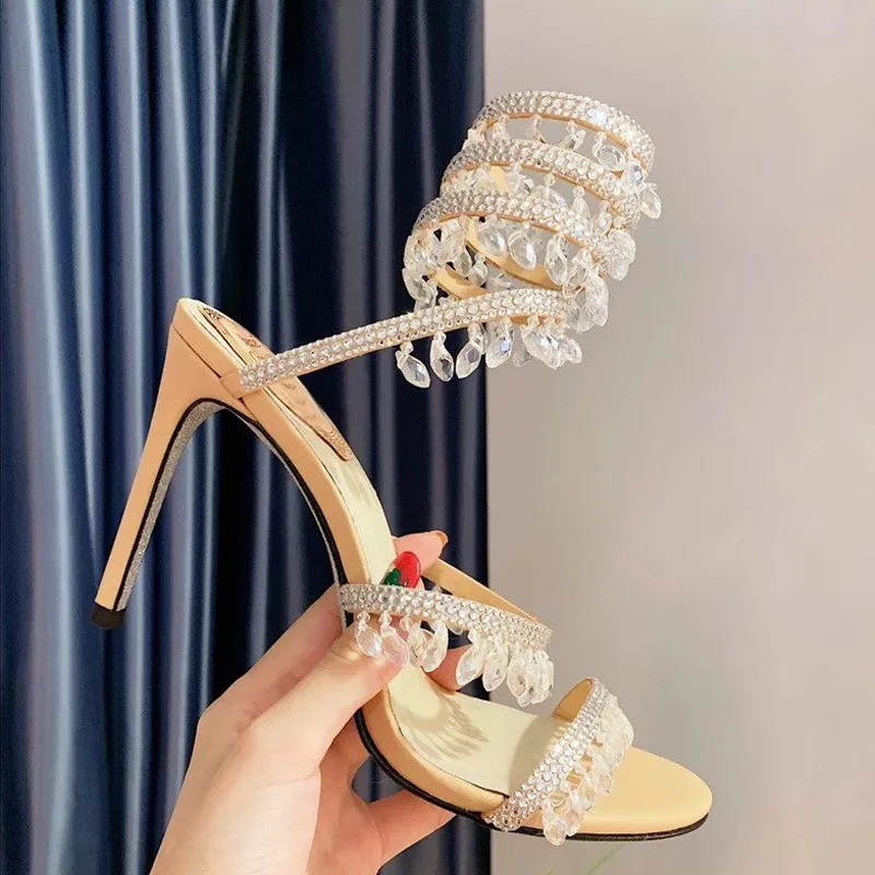 Aldo Dovyan Embellished Heeled Sandals In Silver, $42 | Asos | Lookastic