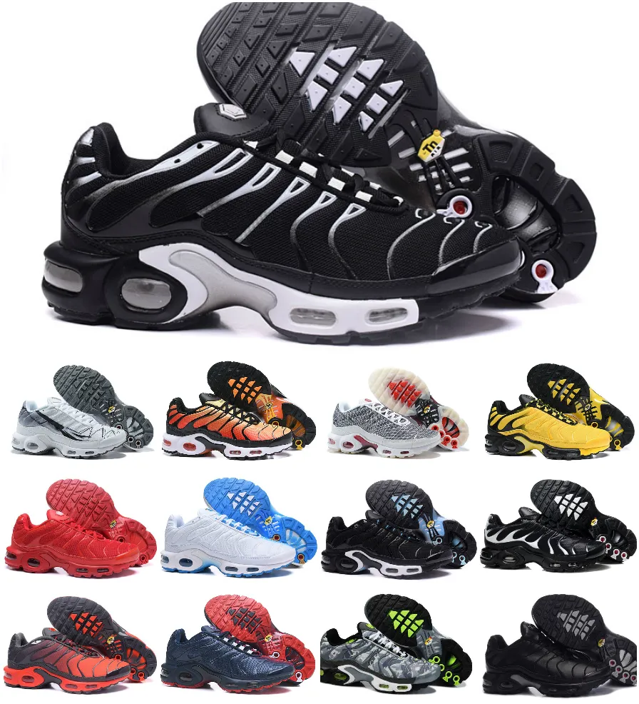 Nike TN Air Max Plus Requin Noir Chaussures Hommes Sportif 41 42 43 44 45  Basket