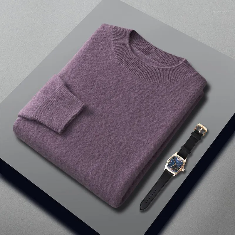 Maglioni da uomo Zocept 2021 di marca di moda lavorato a maglia maglione invernale da uomo pullover girocollo in cashmere spesso maglioni abiti larghi casual