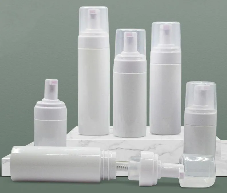 100ml 120ml 150ml Foamer Bottles Empty White Plastic Foam Hand Wash Soap Mousse Cream Dispenser Bubbling BPA Free