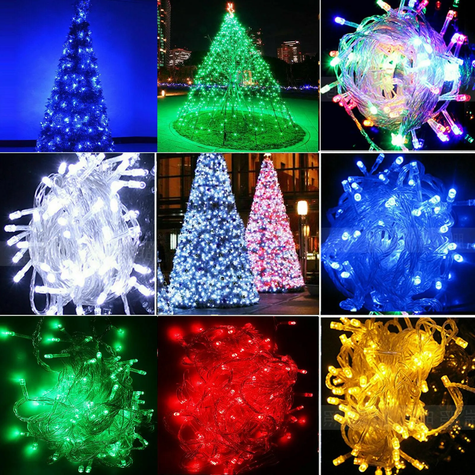 Lumières de noël, vente folle, 10 M/pièces, 100 cordes LED, lumière de décoration, 110V 220V, pour fête, mariage, éclairage de vacances