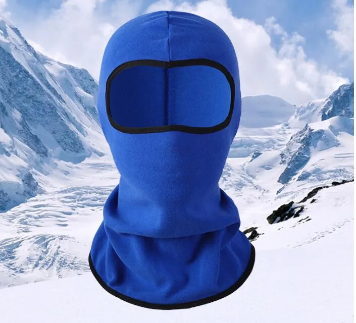 Varm fleece masker vindtät balaclava skidbeanie utomhus sport cykling mössa cykel cykel hatt vindtät vandring kör huvudbonka mössor