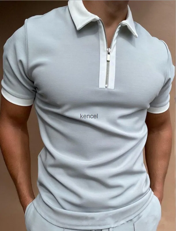 Heren T -shirts Loose T -stukken mode Tops Man S Casual Shirt Clothing Street White Shorts Mouw kleding Polo's T -shirts