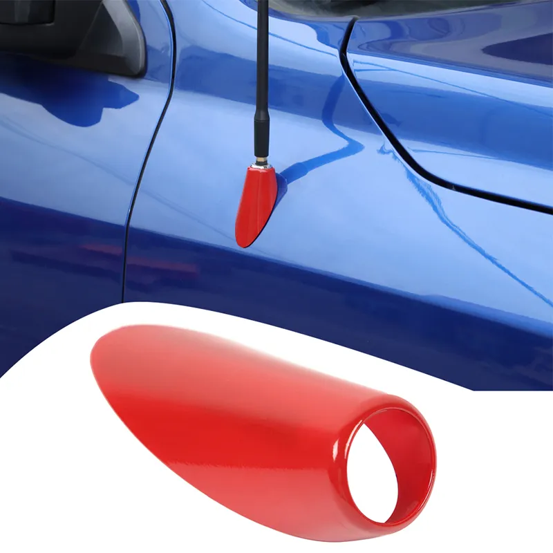 Red Car Antenna Base Cover ABS DCORE SKYDD FÖR 2010-2017 DODGE RAM 1500 2500 3500 Interiörtillbehör