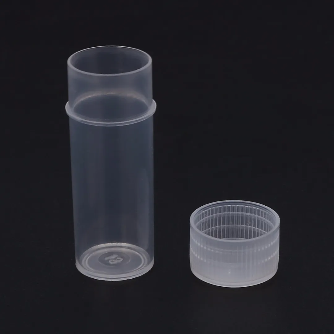 Transparent Small Empty Plastic Bottle 5ml Empty Tube Plastic Clear Sample Bottle Container Durable Storage 5/20/50pcs