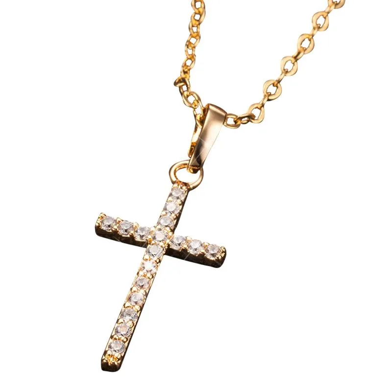 Pendant Necklaces Outdoor Alloy Portable Travel Party Shopping Beautiful Necklace Unisex Gift Indoor Shiny Decor Cross Pendants Fashion Jewe