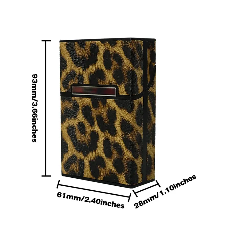 leopard print cigarette case Colorful Plastic Leopard Print Cigarette Stash Case ... From Huashengkj,  $2.19