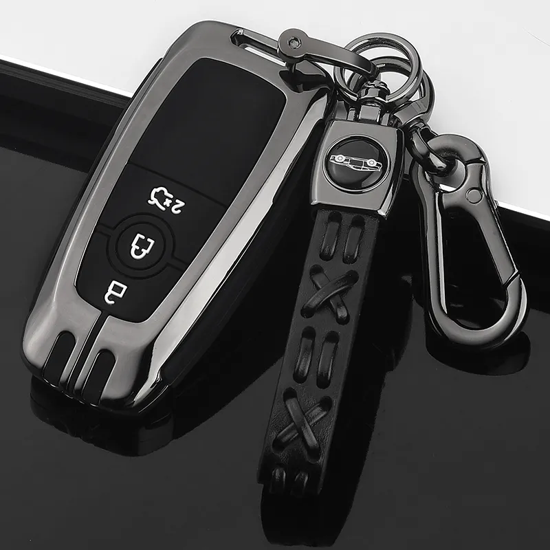 Original Aluminium Alloy Car Key Cover Case For Ford Focus Edge Escape