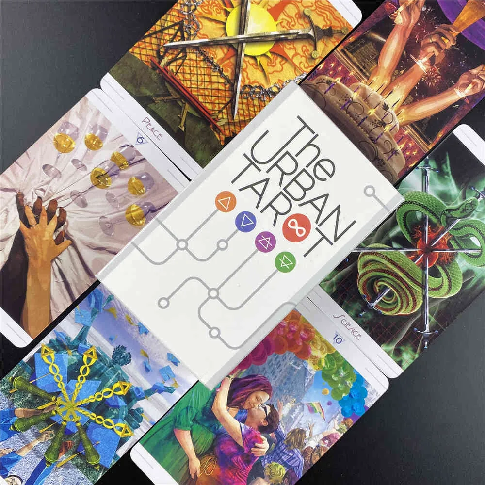 PRISMA VISIONS TAROTCard Game 78 Urban Oracle Tarot Cards Deck With