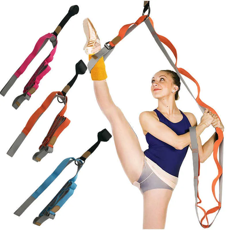 Porte Flexibilité Stretir Streinture Sangle Streinture pour Ballet Selfe Dance Gymnastique Entraîneur Yoga Full Splits Stretch Bande Bande H1026