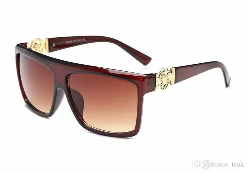 MOQ=italy brand style sunglasses women men 5013 nice quality big square frame eyewear unisex shade summer goggle beach glasses