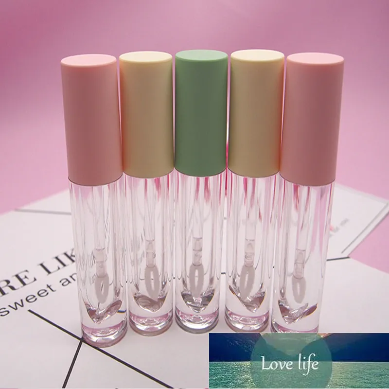 Bottles 3.5ml Empty Lip Gloss Tube Container Round Clear Tubes Containers Lipstick Refillable Lipgloss