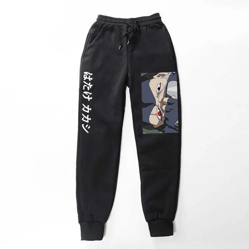 Pantalons décontractés pantalons de survêtement pantalon d'entraînement Anime Harajuku japonais Hatake Kakashi hommes pantalons Joggers Fitness homme pantalon Y0927