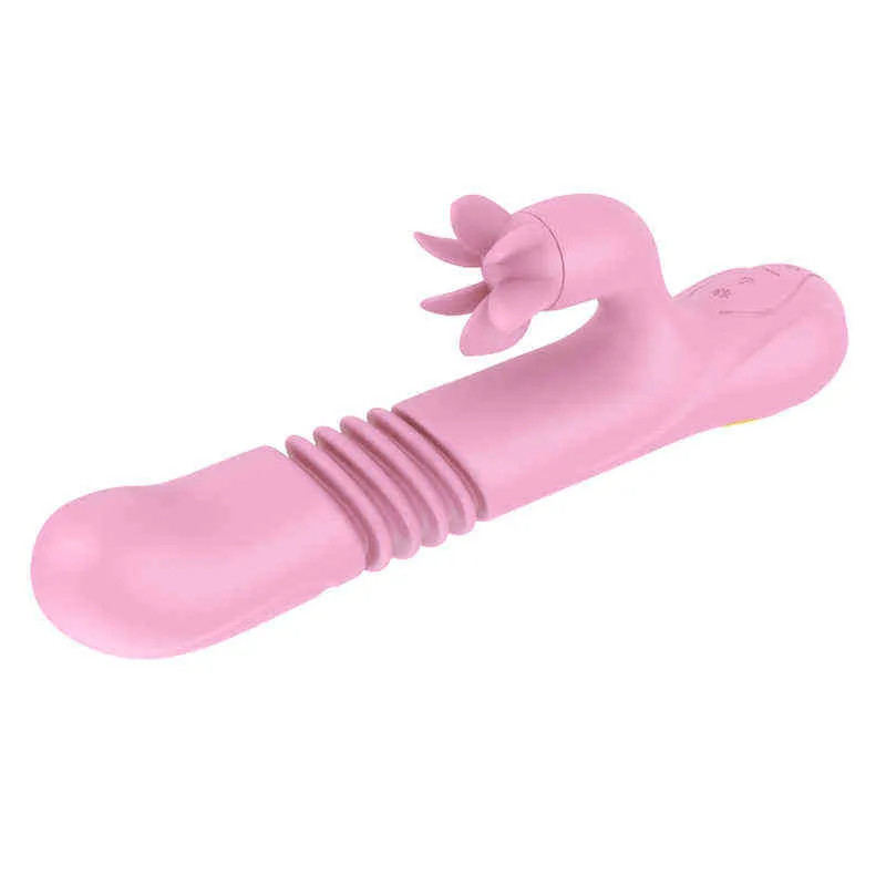 NXY wibratory penis wibrator dildo dla kobiet język lizanie teleskopowe obrotowy dorosły seks kobiece zabawki zdjęcia 0104