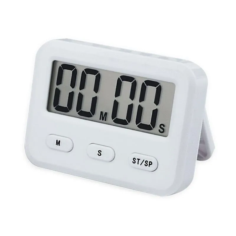 Timer Timer elettronico Promemoria temporizzazione dedicato ABS Conto alla rovescia bianco Cottura in cucina con sveglia da cucina