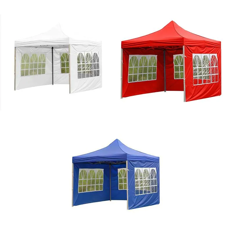 Cień 1 Sztuk Czterokrotny namiot Folding Tkaniny Niestandardowe Wodoodporne Outdoor Camping Stal (bez Canopy Top)