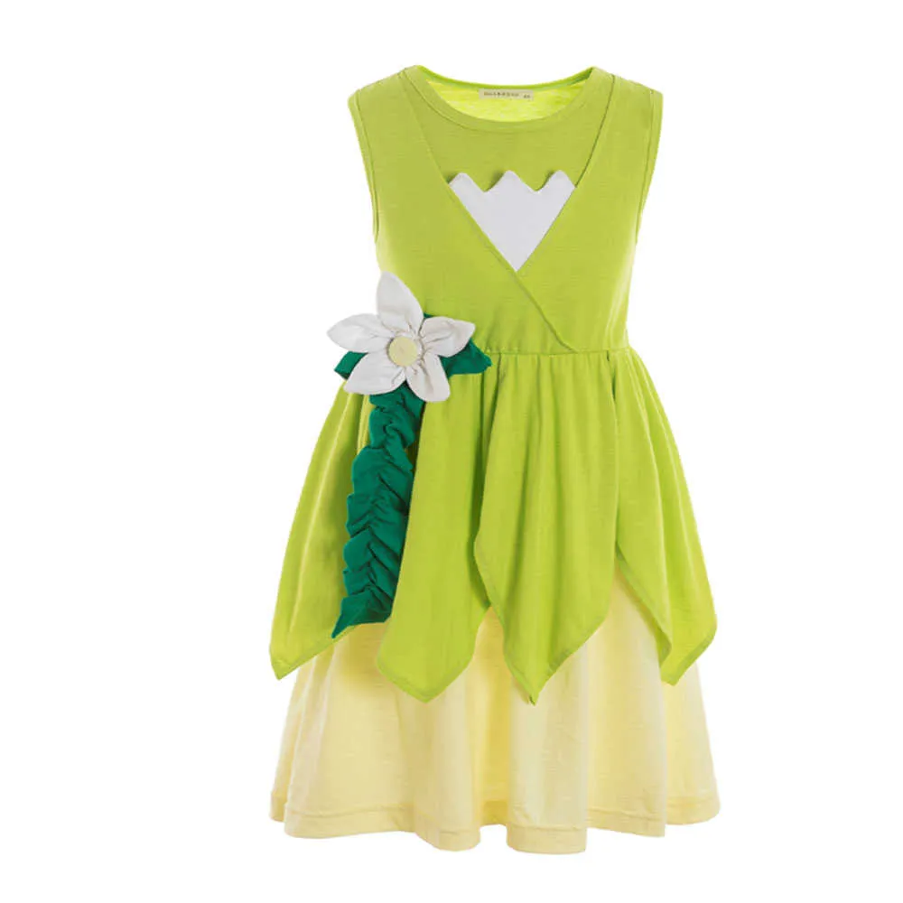 Robe de princesse pour les filles et les tout-petits robe d'anniversaire princesse et costume de grenouille enfants vêtements filles vêtements adolescents vêtements Q0716