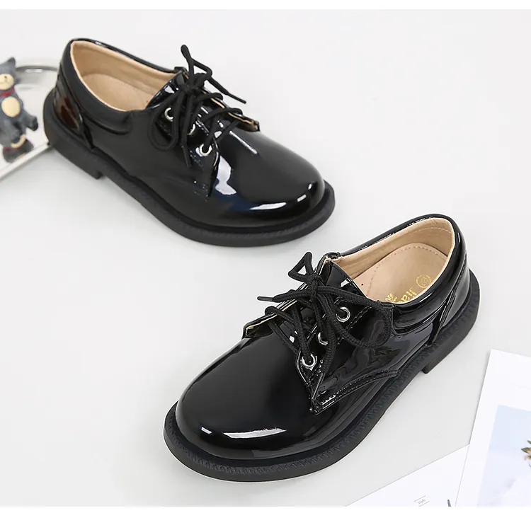 Autumn Children Shoes Boys And Girls Leather Shoes