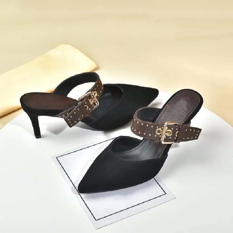 women dress shoes letters heels short leather Women Slippers gold silver pumps women shoes party wedding shoes bride with heels shoe10 01