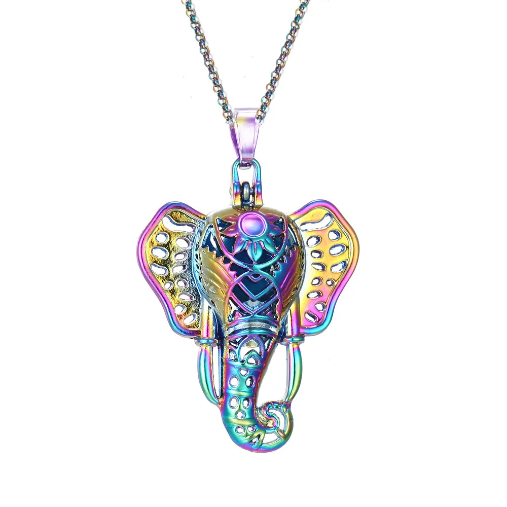 Animal Series Pearl Cage Owl Pendant Necklace Aromatherapy