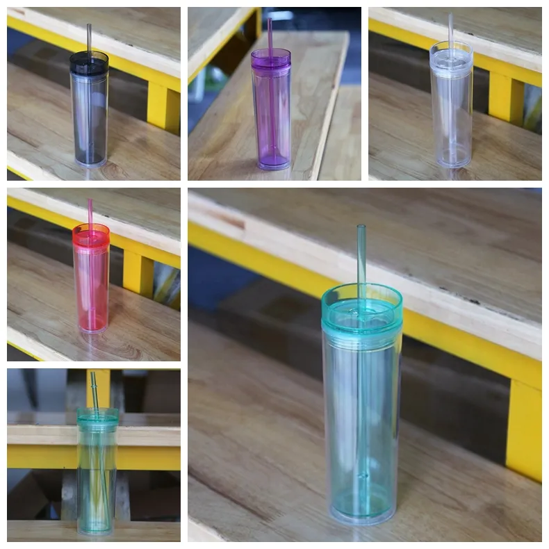 16oz vatten koppar praktiska tumblers halm tumblerful både män och kvinnor hushåll transparent rostfritt stål platt botten kopp zwl80