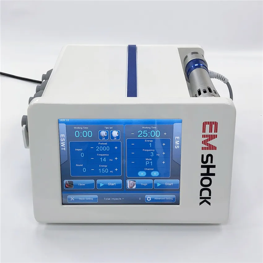 Phycial Low Intensity shock wave therapy equipment to treat Ed erecitle dysfunction function Physical emshock therpy machine