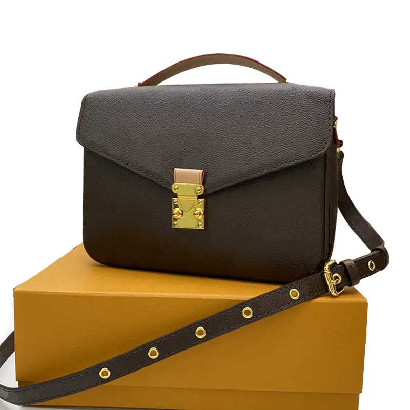 Luxurys Designers Bags Bolsa de Crossbag de couro genu￭no One ombro Bolsa Mulheres Bolsa