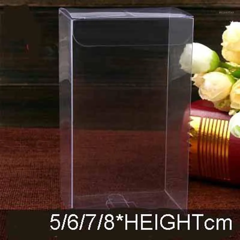Geschenkverpackung, 5 Stück/Los, transparente Box, transparente PVC-Bastelbox/Süßigkeiten/Hochzeitsbevorzugungen, Display/Schmuck/Comestic-Paket, rechteckig