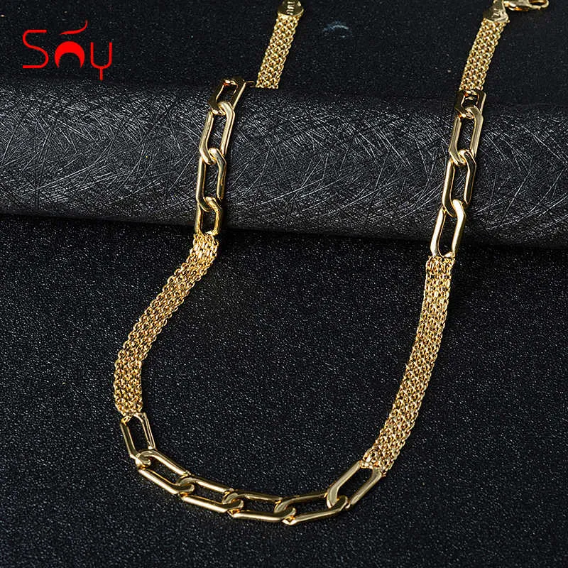 Sunny Fashion Jewelry 2021 Copper Necklace Women And Man Classic Trendy High Quality Daily Wear Gift Wedding Party