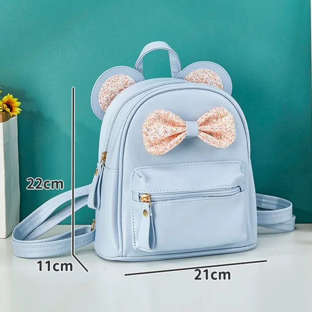 Girls Mini Backpack Purse Cute Bow School Bags For Baby Kawaii