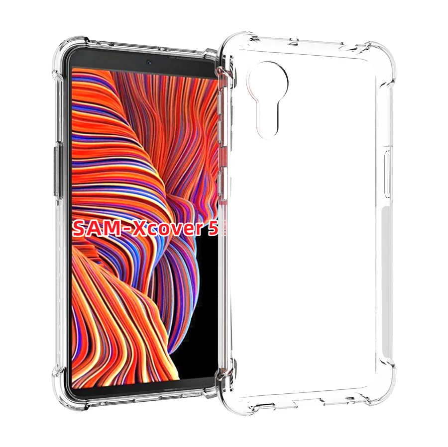 Étuis de téléphone transparents pour Samsung Galaxy Xcover 5 M62 F62 A32 M02s M12s M21s M02 A52 A72, étui en gel souple, housse de protection transparente en silicone