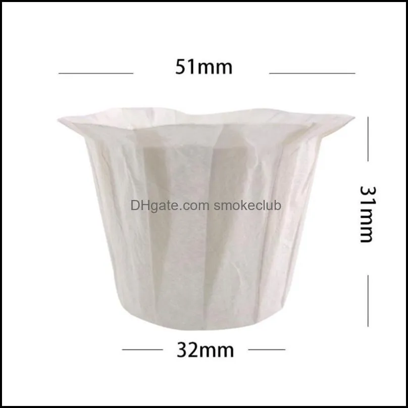 Coffee Filters 40 Pcs/2 Packs Disposable Machine Replacingt Paper Filtering Cups For Home Kitchen