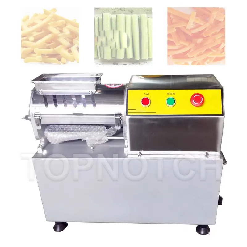 Small Vegetable Fruit Cutting Machine Factory French Fries Cutter Commercial Electric Potato Chips Slicer