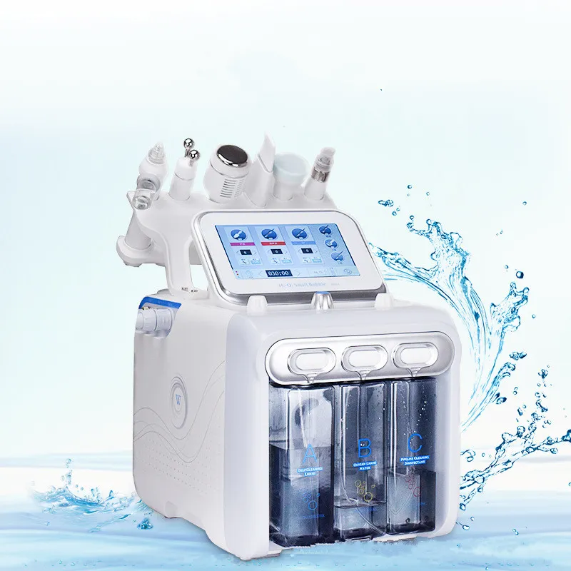 Máquina de limpieza facial al vacío de microdermoabrasión de alta calidad Limpiador de poros de chorro de agua de oxígeno de belleza Dispositivo de masaje facial Herramienta de cuidado de la piel