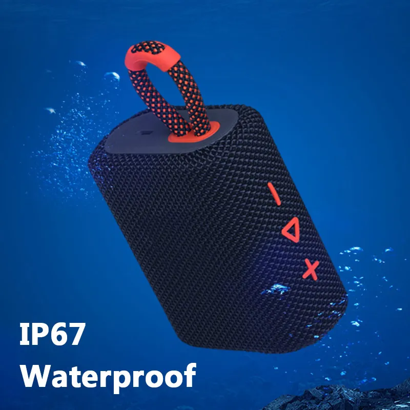 Alto -falantes portáteis alto -falante bluetooth ip67 impermeabilizante mini alto -falantes sem fio portáteis de boa qualidade com o pacote T230129