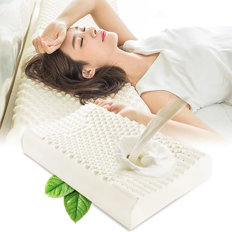 Подушка чистые натуральные латексные ортопедические подушки для латексных латексных ортопедических подушек.
