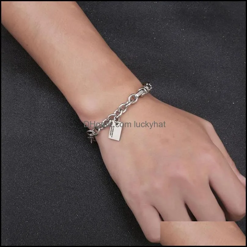 Link, Chain NANDESI High Quality Stainless Steel Braided Bracelet Bangle Men Hip Hop Party Rock Jewelry