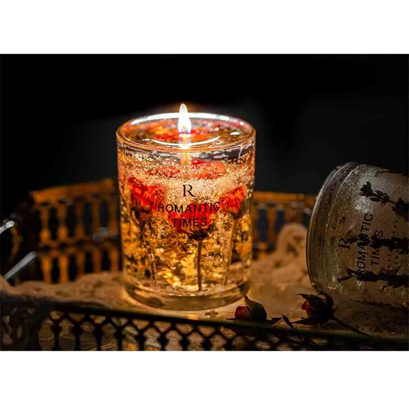 Clear Transparent Gel Candle Wax Home Decoration In Glass Aromatherapy Thymes  Candles Scented Fragrance Vanilla From Homedod, $46.69