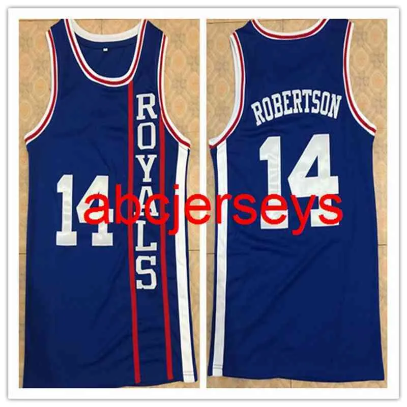 Män kvinnor ungdom #14 Oscar Robertson Cincinatti Retro baskettröja sömnad anpassad valfritt nummer Jerseys NCAA XS-6XL