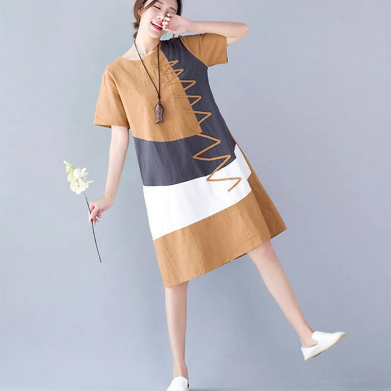 Vestidos algodon top tallas grandes
