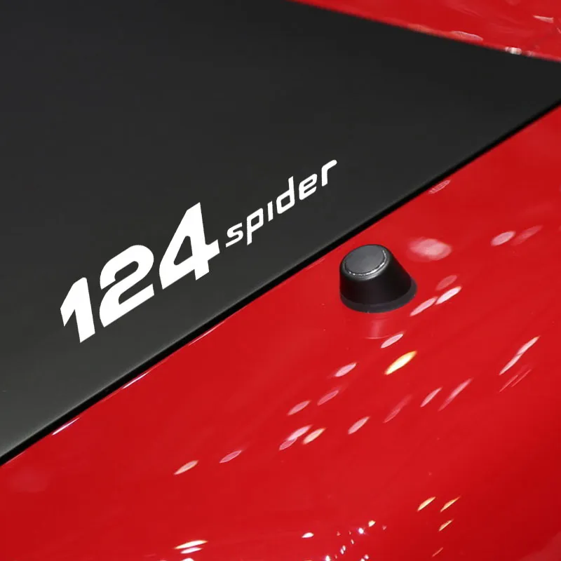 Adesivo de decalque de vinil da janela de carro para FIAT 124 Spider Decals Decalques Carro Espelho traseiro Adesivos