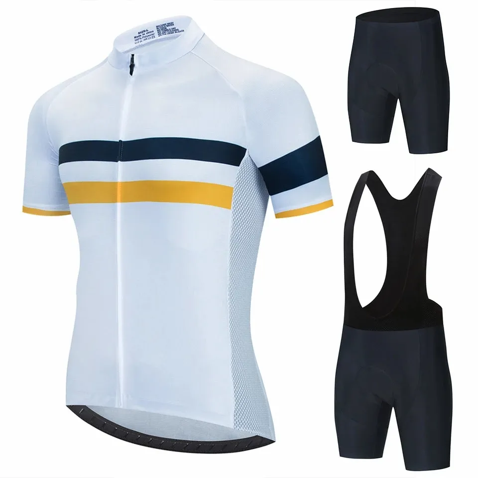 Maillot de cyclisme de l'équipe professionnelle pour hommes, ensemble de vêtements de vélo, respirant, Anti-UV, vêtements de vélo/manches courtes, nouvelle collection 2024