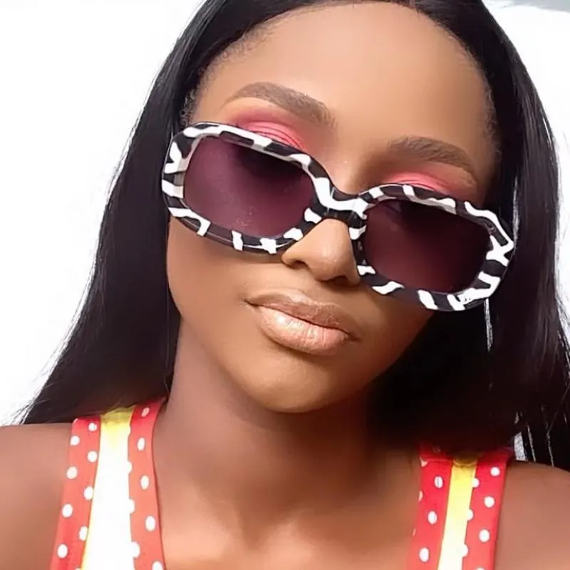 Zebra store print sunglasses