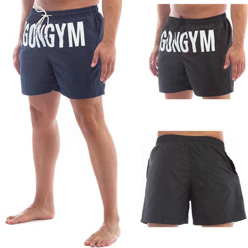 Mäns Running Shorts Mens Gym Sport Shorts Male Mesh Snabbtorkande träning Övning Jogging Fitness Shorts med Pocket X0705