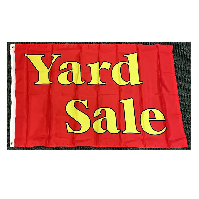 Yard Sale 3 x 5 Fuß Poly-Flagge, Premium-Qualität, strapazierfähig, farbbeständig, 100D-gewebte Poly-Nylon-Flagge, 3 x 5 3'x5' Banner