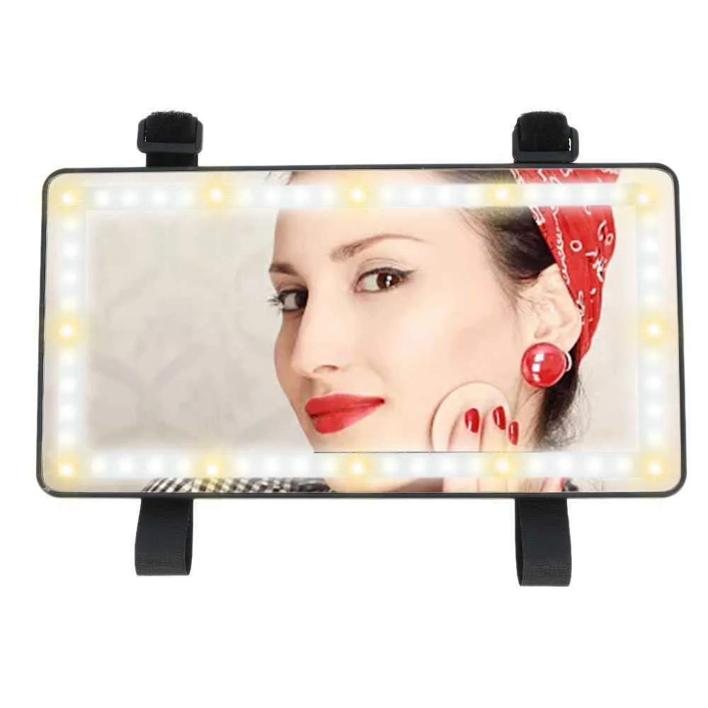 Auto Innen Make Up Spiegel Mit LED Licht, Auto Visier, HD