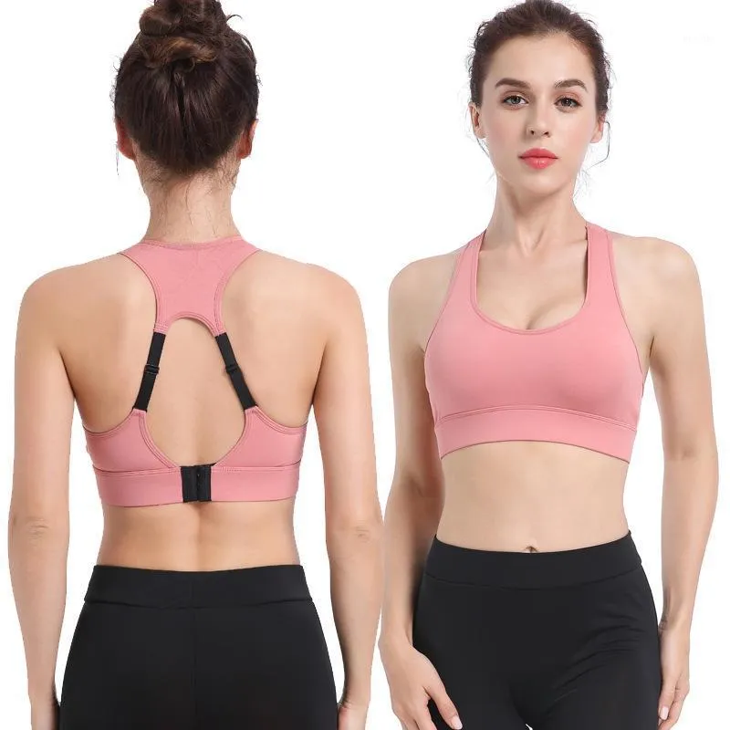 Sports Bra Crop Top Fitness Kobiety Odporny na wstrząsy sportswear kobiecy siłownia Kobieta Bielizna Joga Running Push Up Bielizna Bralette I10 Outfit