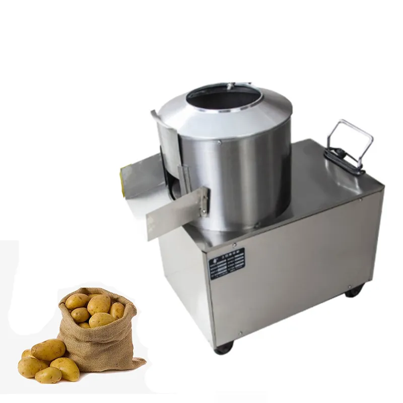 Éplucheur de pommes de terre électrique commercial, 70-100 kg/heure en  acier inoxydable, outil d'épluchage automatique de 550 W pour taro  gingembre peler les patates douces : : Maison